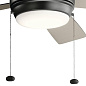 52" Starkk Fan Satin Black люстра-вентилятор 330174SBK Kichler — фото 7