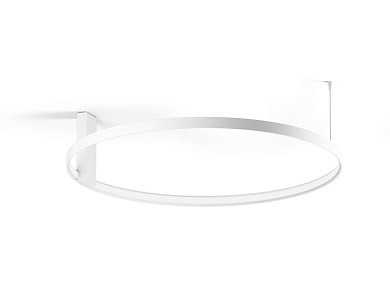 потолочный светильник в форме кольца среднего диаметра