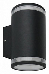 A1910AL-2BK Arte Lamp Nunki настенный фасадный светильник черный двухламповый IP65