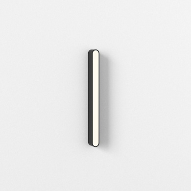 настенный светильник матовый чёрный IP44