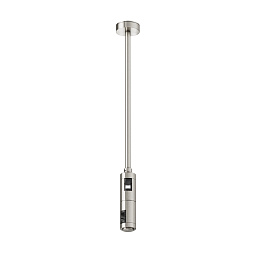TRA158C-D1-PT Maytoni Flarity подвесной трековый светильник цилиндрической формы платинового цвета для трековой системы на стойках Flarity