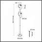 7087/12FL Odeon Light Sotti ландшафтный светильник, 6Вт, 3000K, черный