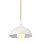 Fira 1 Light Pendant White and Natural Brass подвесной светильник 52476WH Kichler — фото 6