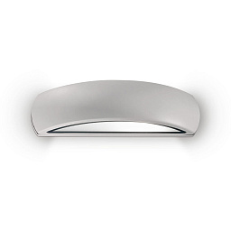 322605 Ideal lux Giove уличный настенный светильник серого цвета с изогнутым корпусом IP54