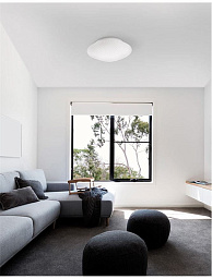 838122 Nova Luce Sens потолочный светильник с влагозащитой и матовым плафоном для ванной комнаты