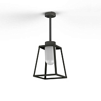 Lampiok 1 N° 2; Frosted glass E27 52W; Black grey