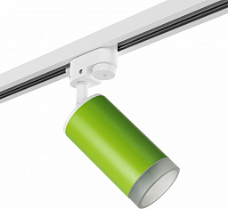 R1T43430 Lightstar Rullo трековый спот белый с зелёным акцентом 50Вт