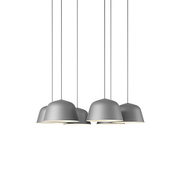 Ambit Pendant Cluster подвесной светильник Muuto White / Grey AMBCL25A0102