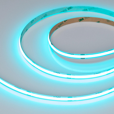 047735 Arlight Лента COB-X480-8mm 24V Aquamarine (8 W/m, IP20, 5m)