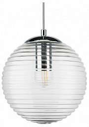 804001 Lightstar Dissimo подвесной светильник с хромированным каркасом и прозрачным плафоном
