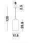 9726481 SAVAZ Novaluce светильник LED E27 1x12Вт 230В IP20