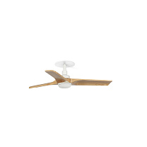 HEYWOOD RECESSED LED S White/pine fan 10W SWT 0-10V