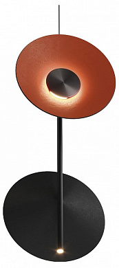 подвесной светильник с декоративным диском и точечным источником света