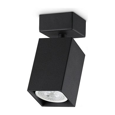 Настенный светильник Dynamite AP1 SQUARE Ideal Lux 371191, черный