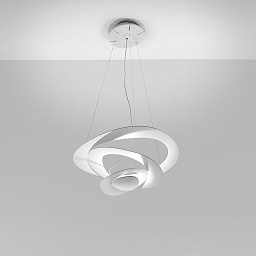 1237010A Artemide Pirce подвесная люстра с кольцевыми элементами и светодиодной подсветкой