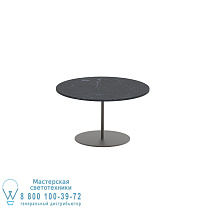 СТОЛИК BUTLER Ø60CM H35CM БРОНЗОВАЯ КЕРАМИКА NERO MARQUINA Royal Botania