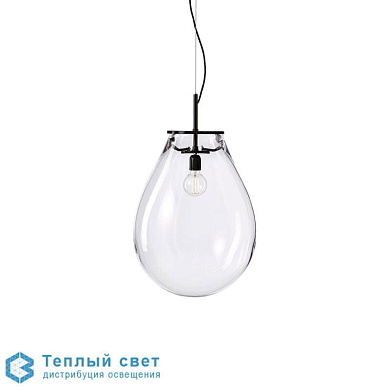 подвесной светильник с каплевидным плафоном среднего размера