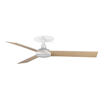 RUDDER 3 RECESSED S White/ash fan 0-10V