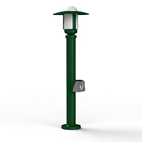 Newpark N° 5; Frosted glass E27 105W Plug; Fir green