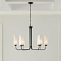 Truby 6 Light Chandelier Black люстра 52480BK Kichler — фото 5