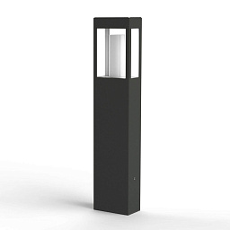 108003107 Roger Pradier Brick2 уличный садовый боллард прямоугольной формы графитового цвета