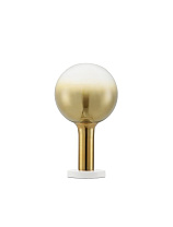 Touch Dimmable Gradient Gold Glass, Gold Metal & Matt White Metal Base LED 3 Watt 220-240Volt 165Lm 3000K IP20 D: 20 H: 35 cm