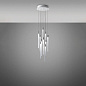 F32A03 00 Fabbian Multispot Tooby SP 10L LED люстра с 10 плафонами прозрачный — фото 1