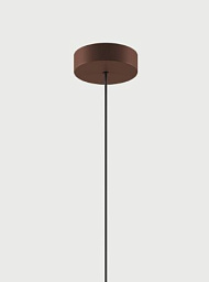 R11L01 3500 Lodes Canopy подвесной светильник с одним плафоном бронзового цвета