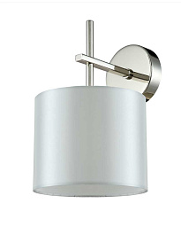 SERGIO AP1 NICKEL Crystal Lux SERGIO настенное бра с матовым плафоном и никелевым креплением