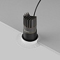 Встраиваемый светильник Maytoni Dip 10W 890лм Черный DL120-10W-3K-TRS-B — фото 3