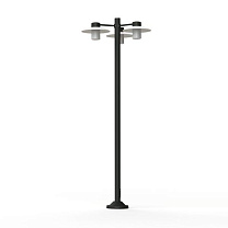 Aubanne N° 6; Frosted glass E27 23W; Dark grey