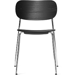 71145-004361 Audo Copenhagen Co Chair Хромированные ножки, сиденье и спинка, черный дуб