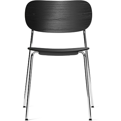 71145-004361 Audo Copenhagen Co Chair Хромированные ножки, сиденье и спинка, черный дуб