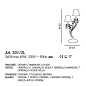 IDL Rossella 301/2L Chrome V330/166/11 настольная лампа — фото 1