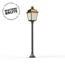 Place des Vosges 1 Tradition N° 10; Frosted glass E27 105W; Raw brass