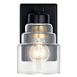 Vionnet 8.5" 1 Light Wall Sconce with Clear Glass Black настенный светильник 55010BK Kichler — фото 3