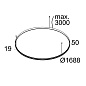 SUPERLOOP HC 170 MDL B черный Delta Light подвесной светильник — фото 1
