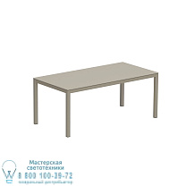 СТОЛ TABOELA 180X90CM ПЕСОК С КЕРАМИЧЕСКОЙ СТОЛЕШНИЦЕЙ ЖЕМЧУЖНО-СЕРЫЙ Royal Botania