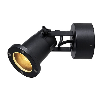 SLV 1002867 NAUTILUS WL QPAR51 Outdoor surface-mounted wall light black