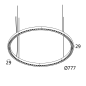 INFORM R1 DOWN-UP 92748 B-B черный Delta Light подвесной светильник