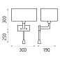 ACB Iluminacion Carlo 16/782 Настенный светильник Sat. Никель/Белый, LED E27 1x15W + LED 1x3W 3000K 315lm, С выключателем, Регулируемый