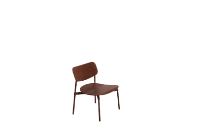 M0820302 FROMME Petite Friture Кресло с подлокотниками красно-коричневое