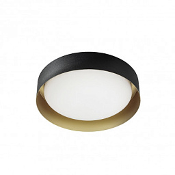 8288 Linea Light Group Crew потолочный светильник с контрастной отделкой — золотисто-чёрный корпус