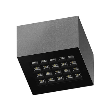 Уличный потолочный светильник MaxiEdge C SQ Dark Ghidini GH0706