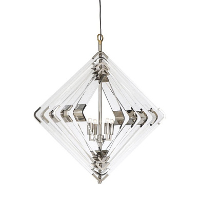 Spiral Acrylic Diamond 5 Layer Nickel by Nellcote подвес Sonder Living 1007210