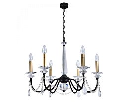3976/C black+brass Newport Anastasiya люстра