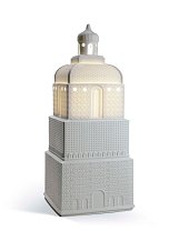 Настольная лампа Metropolis Lladro, светло-серая
