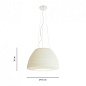 SPBEL060E27NEXX Axolight Bell 60 SP цветная люстра чёрный — фото 3