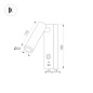 029629(1) Arlight Светильник SP-BED-CHARGE-S60x125-3W Warm3000 (BK, 20 deg, 230V, USB-A, USB-C) — фото 1