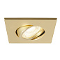 1007194 SLV UNIVERSAL DOWNLIGHT cover IP20 G matt E встраиваемое квадратное кольцо — фото 2